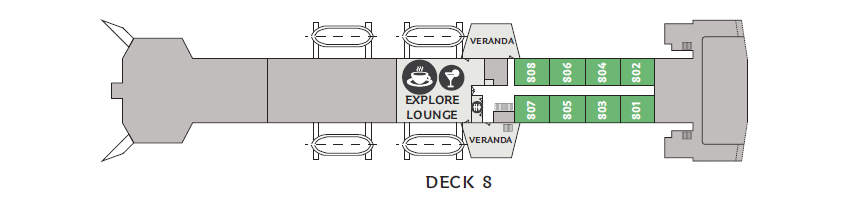 OCEAN ATLANTIC - Ohne Reederei - DECK 8