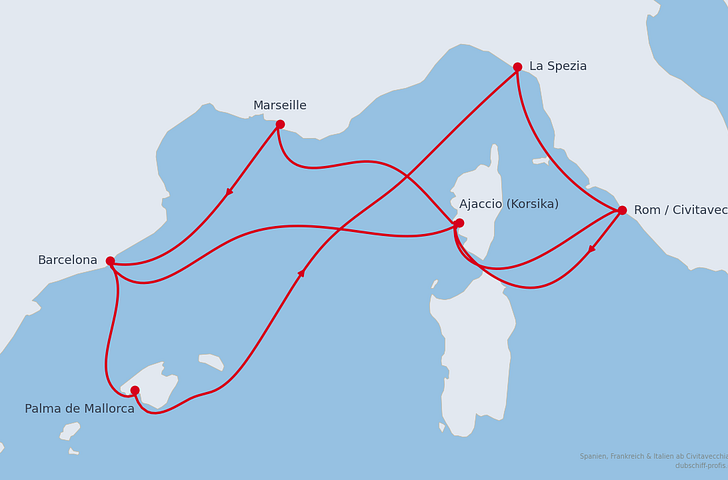 Impression zu Sommerferien 2026 - AIDAcosma - Spanien, Frankreich & Italien