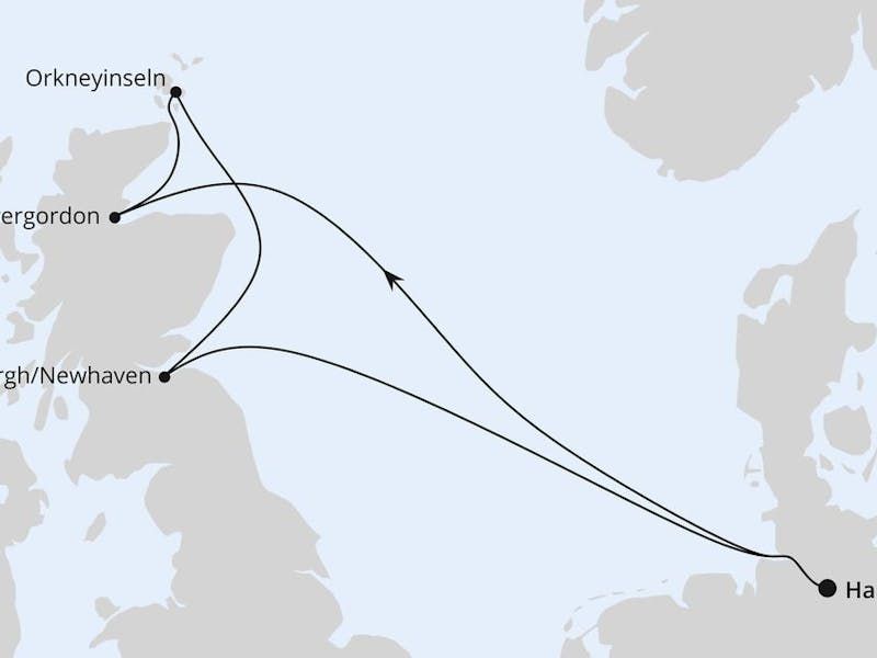 Großbritannien ab Hamburg