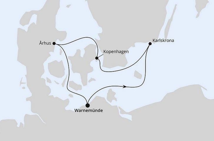 Impression zu Ostern 2026 - AIDAdiva - Kurzreise mit Kopenhagen
