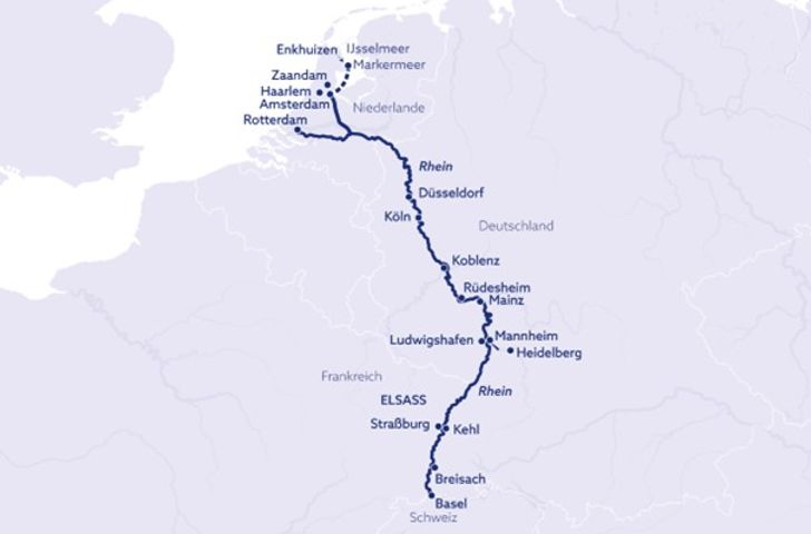Impressionn zu nicko cruises - Rhein Melodie - Rhein-Erlebnis intensiv