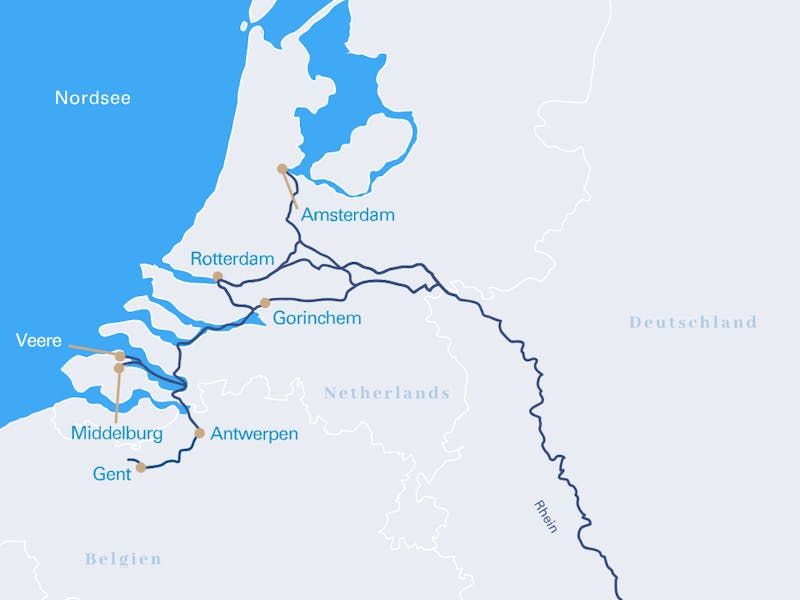 Küsten der Niederlande & Belgien