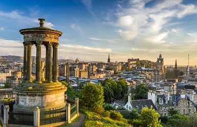 Blick über Edinburgh