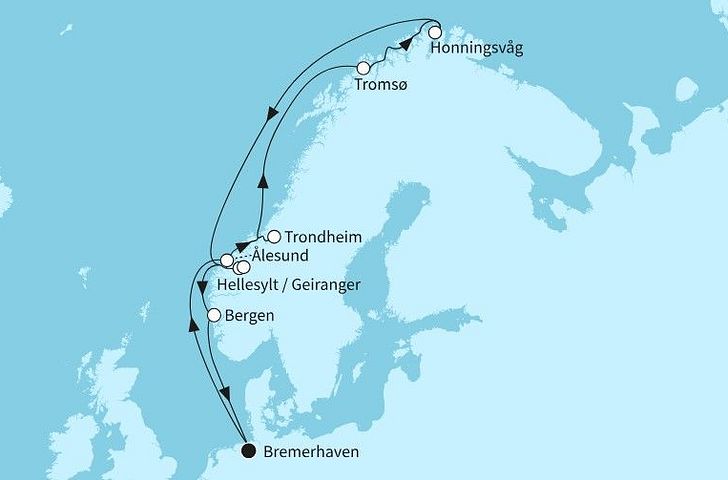 Impression zu Angebot der Woche - Mein Schiff 1 - Norwegens Fjordwelten mit Geiranger