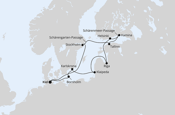 Impression zu Sommer 2027 - AIDAmar oder AIDAbella - Schärengärten der Ostsee