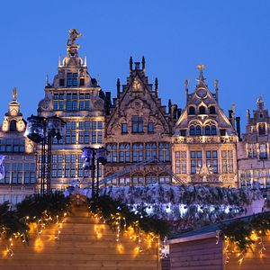 Weihnachtsmarkt Antwerpen Belgien