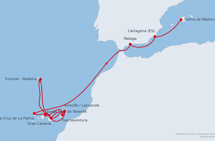 Impression zu AIDA Angebot der Woche - AIDAcosma - Andalusien, Kanaren & Madeira