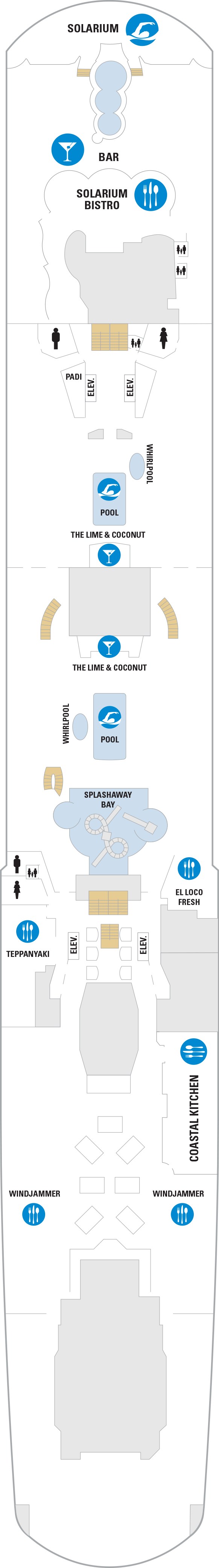 Odyssey of the Seas - Royal Caribbean International - Deck 14 (Deck 14)