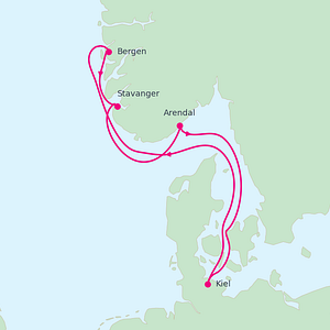 Bergen Hafen Norwegen 
