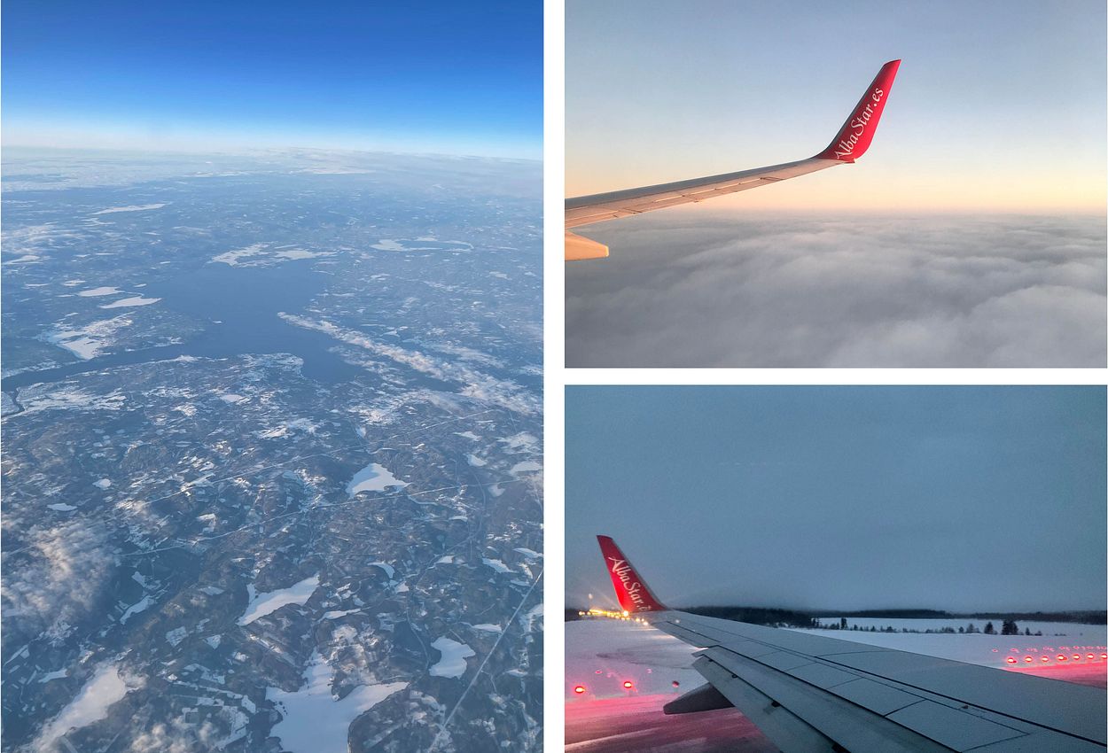 Anreise nach Schwedisch Lappland