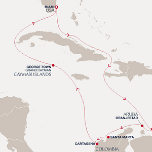 Aruba Karibik Flamingos