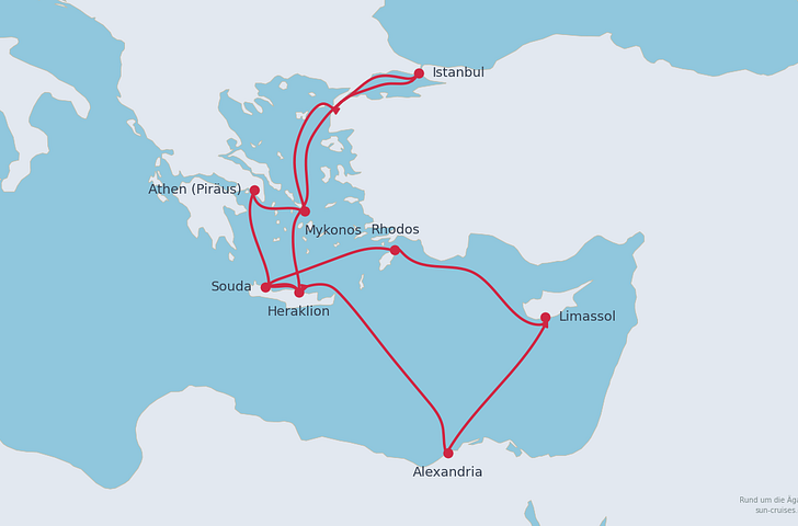 Impression zu Sommer 2027 - Mein Schiff 5 - Rund um die Ägäis