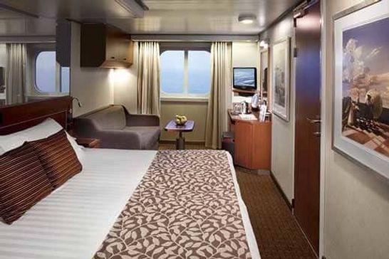 MS Nieuw Amsterdam - Holland America Line - Große Meerblick Kabine (C)