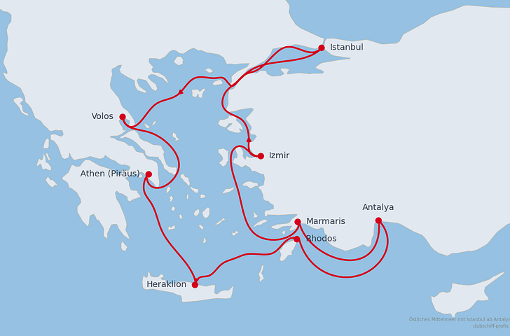 Impression zu Sommer 2026 - AIDAstella - Östliches Mittelmeer mit Istanbul