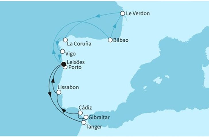 Impressionn zu Sommer 2025 - Mein Schiff 4 - Westeuropa intensiv