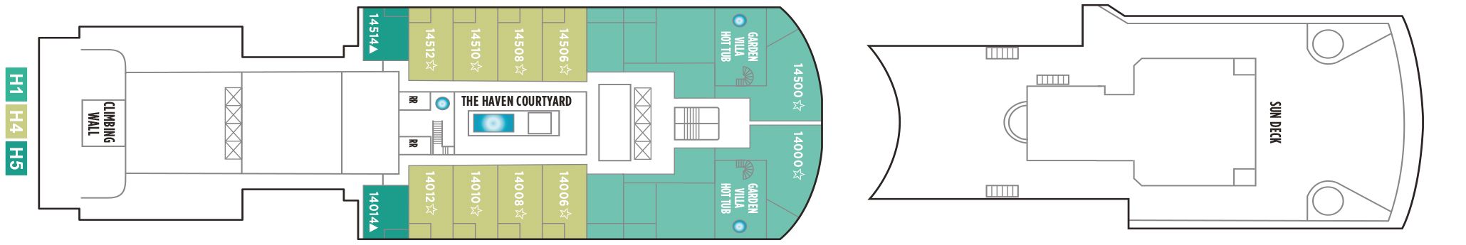 Norwegian Jade - Norwegian Cruise Line - DECK 14