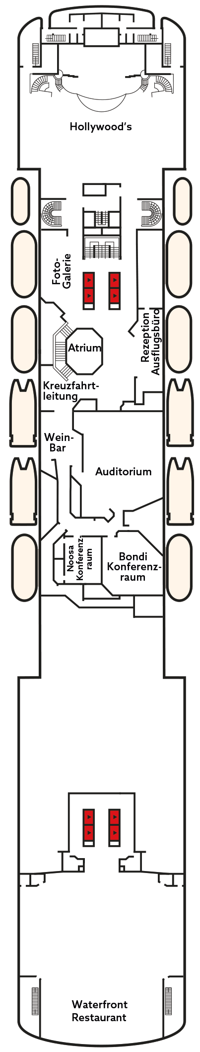 Vasco da Gama - Nicko Cruises Hochsee - Deck 7 (Boat Deck)