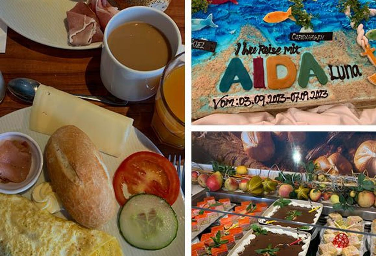 Essen auf der AIDA Luna