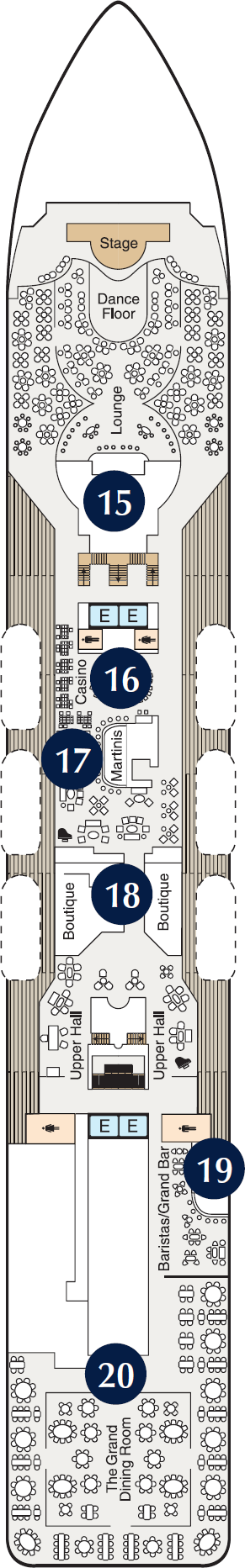 MS Regatta - Oceania Cruises - Deck 5 (Deck 5)