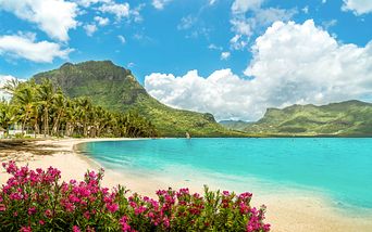 indischer ozean mit mauritius