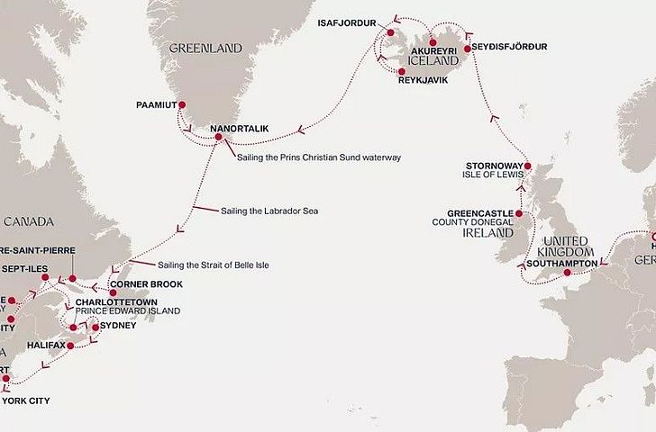 Impression zu Explora Journeys - Explora III - Transatlantik Kurs Nord