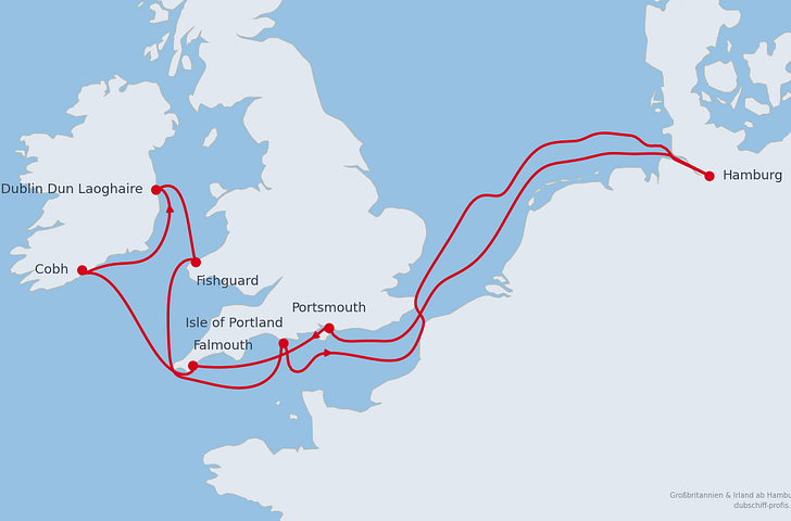Impression zu AIDA ALL IN Sommer 2027 - AIDAsol - Großbritannien & Irland