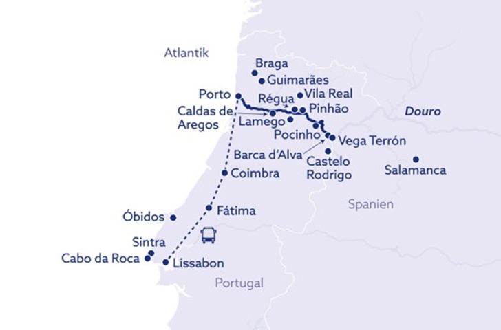 Impressionn zu nicko cruises - MS Douro Queen - Spektakuläre Weinberge und Lissabon