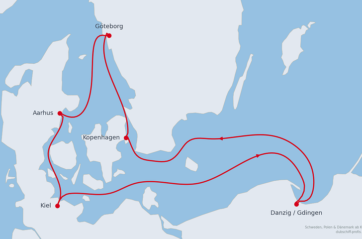 Impression zu Winter 2026/27 - AIDAprima - Schweden, Polen & Dänemark