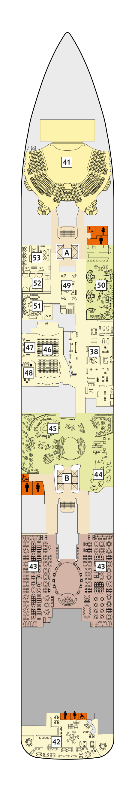 Mein Schiff 6 - TUI Cruises - Deck 4 (Seestern)