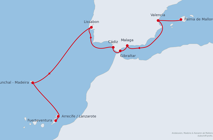 Impression zu AIDA Winter 2026/27 - AIDAmar - Andalusien, Kanaren & Madeira