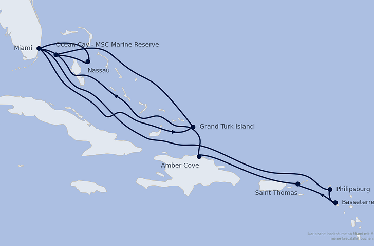Impression zu Winter 26/27 - MSC Meraviglia - Karibische Inselträume ab Miami