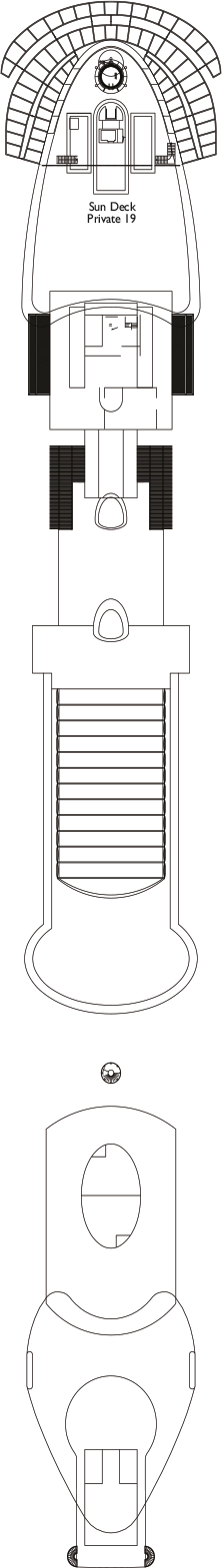 Costa Smeralda - Costa Kreuzfahrten - Deck 19 (Cortina)