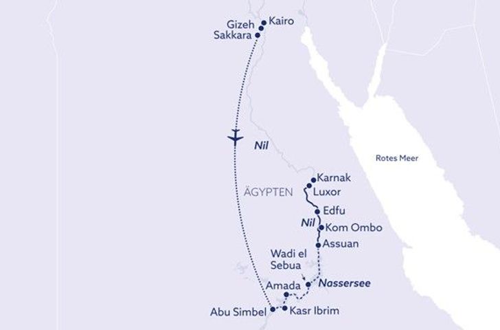 Impression zu nicko cruises - Steigenberger Omar El Khayam - Kairo, Nassersee & Nil