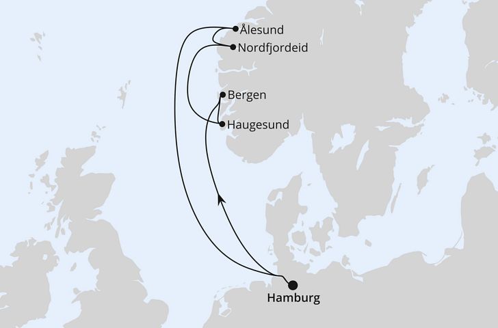 Impressionn zu Sommerferien 2026 - AIDAperla - Norwegen ab Hamburg