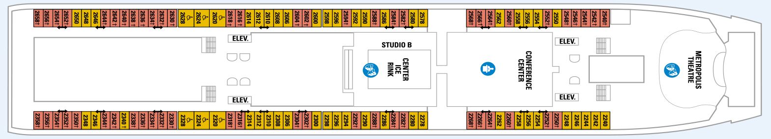 Voyager of the Seas - Royal Caribbean International - DECK 2