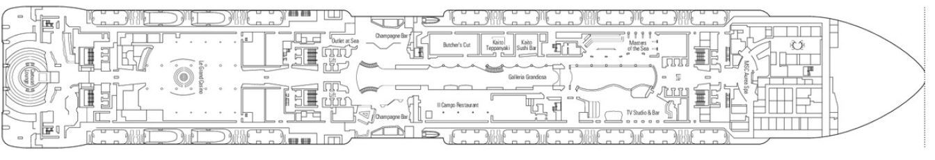 MSC Grandiosa - MSC Cruises - DECK 7 MICHELANGELO