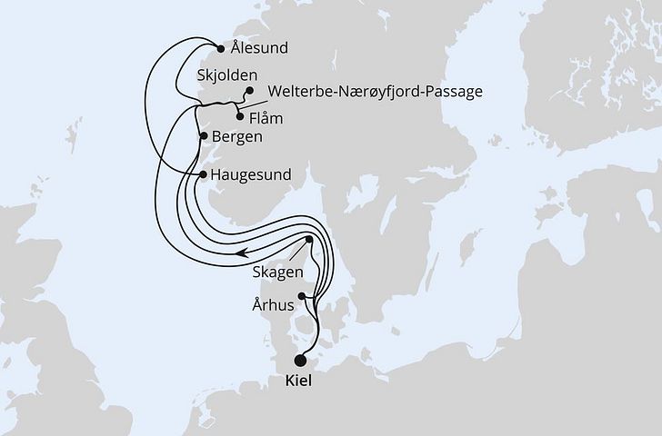 Impression zu Sommer 2026 - AIDAnova - Große Norwegen-Reise
