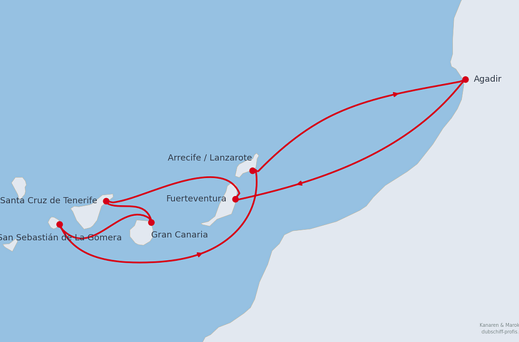 Impression zu AIDA Winter 2027/2028 - AIDAsol oder AIDAstella - Kanaren & Marokko