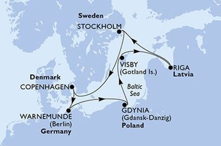 Impression zu Sommer 2026 - MSC Magnifica - Nordische Metropolen & Ostsee