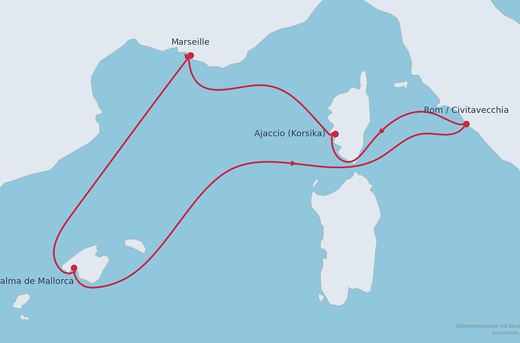 Impression zu Mein Schiff Balkon Special - Mein Schiff Flow - Willkommensreise mit Korsika