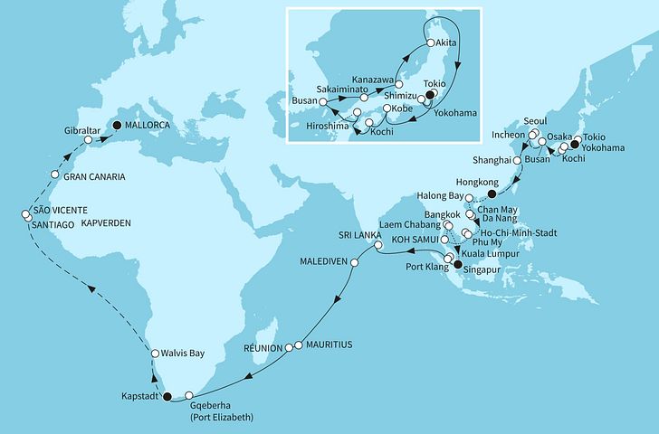Impression zu Frühjahr 2027 - Mein Schiff 6 - Große Weltentdecker-Route von Fernost ins Mittelmeer