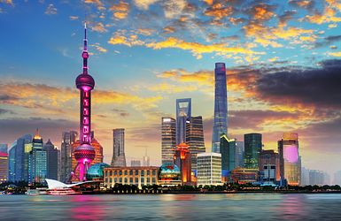 Shanghai bei Nacht