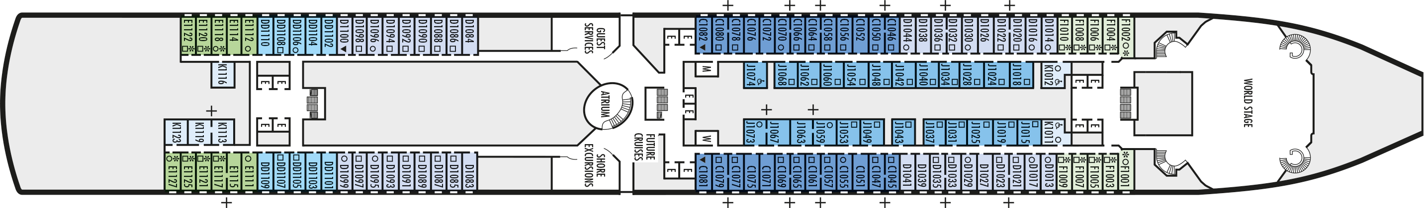 Deck 1 (Main Deck)