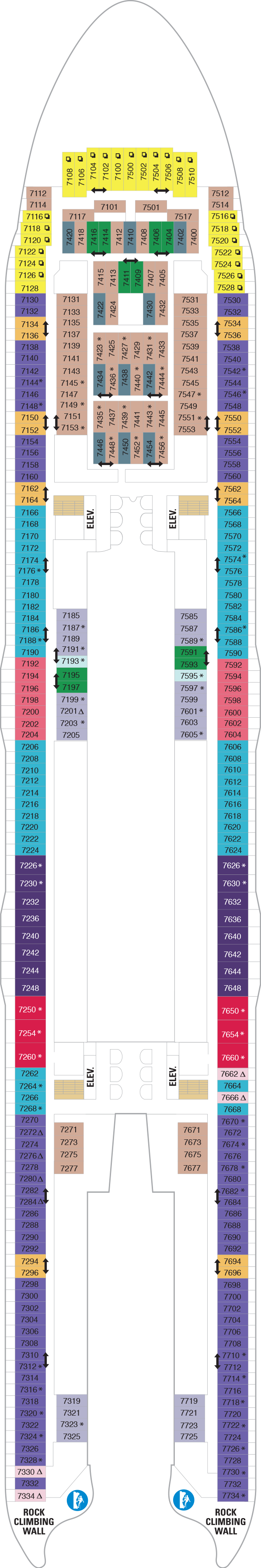 Symphony of the Seas - Royal Caribbean International - Deck 7 (Deck 7)