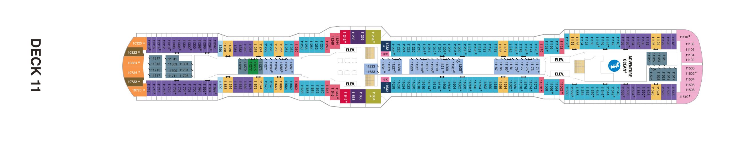 Anthem of the Seas Deck 11