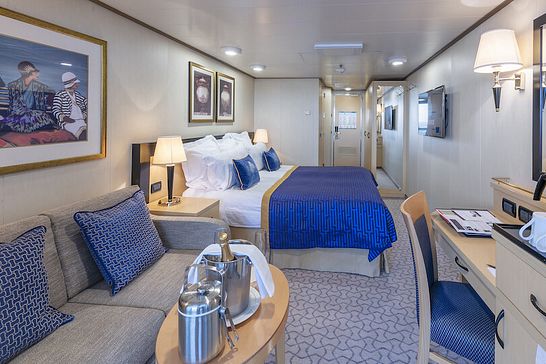 Queen Elizabeth - Cunard Line - Club Zweibett außen, Balkon, Mittschiffs, Deck8 (AA)
