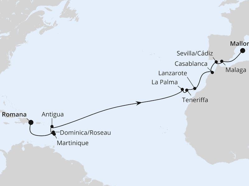 Von der Dominikanischen Republik nach Mallorca 2