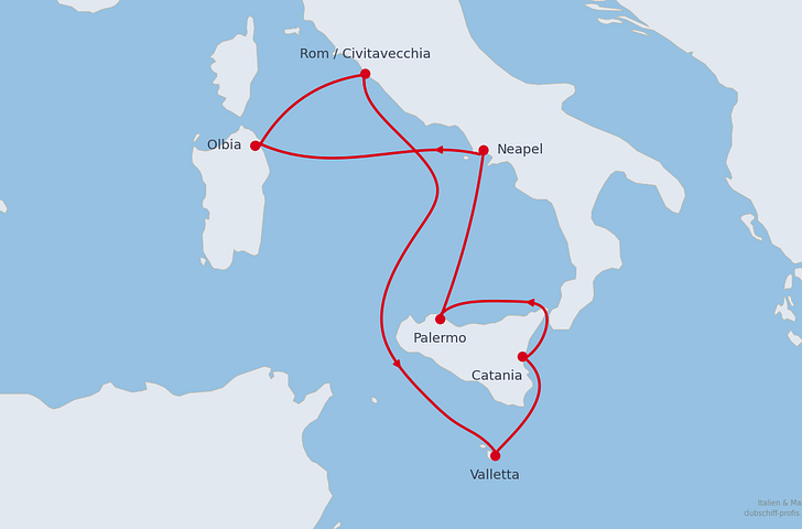 Impression zu AIDA Winter 2027/2028 - AIDAstella - Italien & Malta