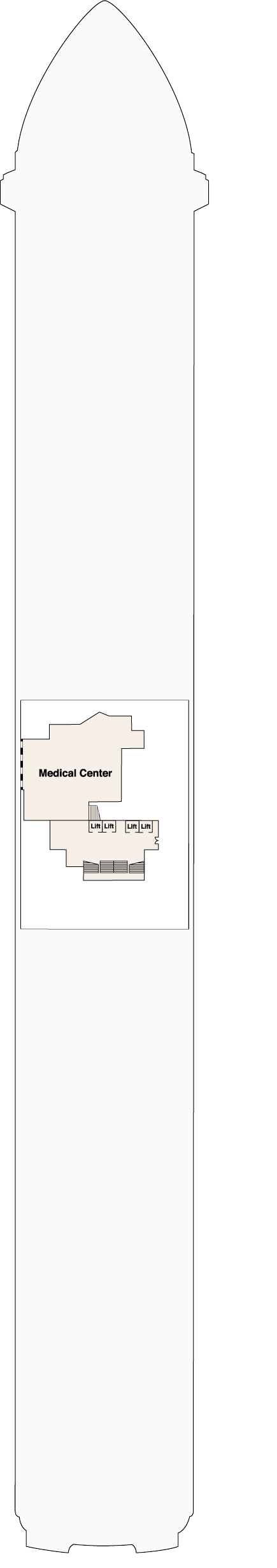 Coral Princess - Princess Cruises - Deck 4 (Gala)