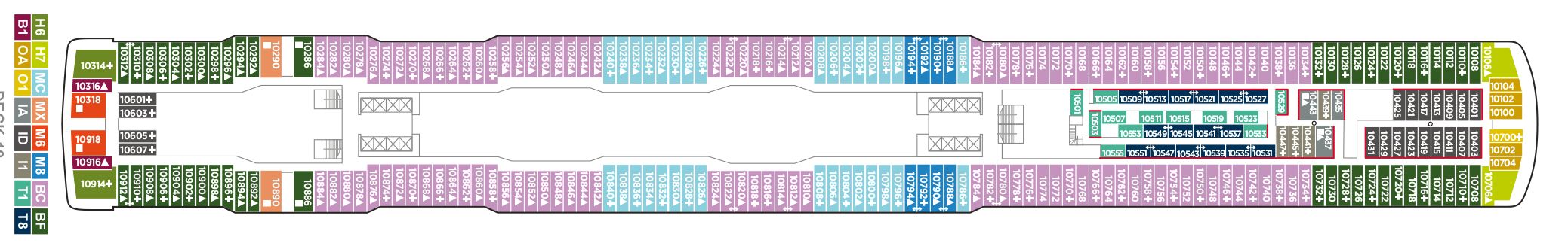 Norwegian Joy - Norwegian Cruise Line - DECK 10